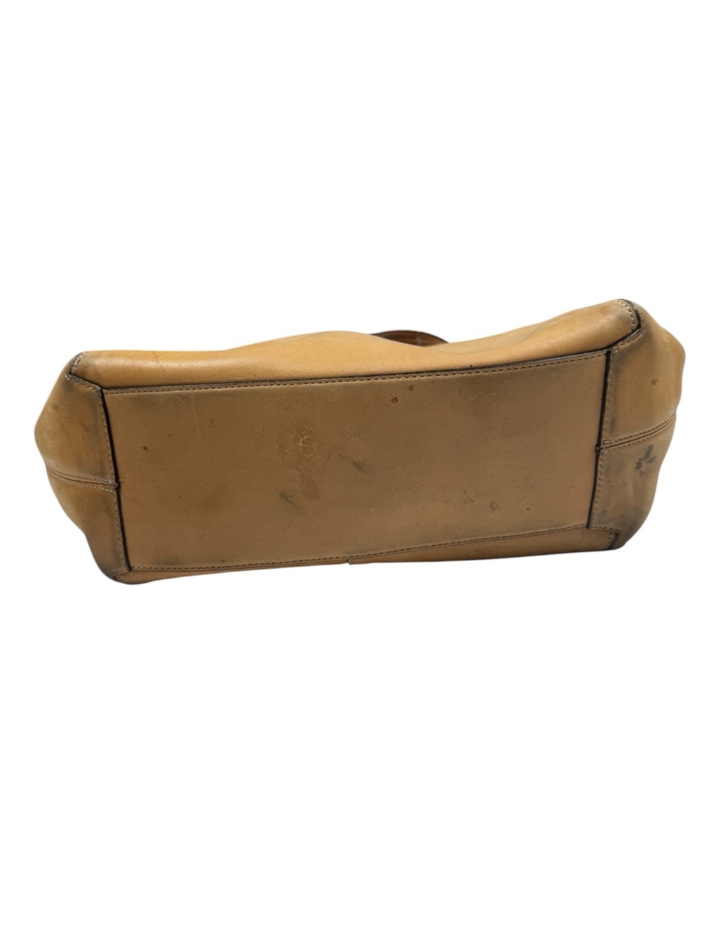 Coach Bleecker Legacy Tote, Tan Leather - Picture 6 of 16